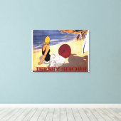 Toile Famille Jersey Shore Beach (Insitu (Plancher de Bois))