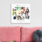 Toile Famille Moderne 12 Photo Collage What A Year (Insitu(Salon))