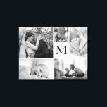 Toile Famille Monogram Galerie photo collage<br><div class="desc">Je regardais un mur nu à la maison et je rêve de faire un mur de galerie. L'idée d'avoir à obtenir des images de différentes tailles ne cesse de m'empêcher d'aller de l'avant. Avez-vous le même problème ? Alors comme alternative pour nous, j'ai créé ce modèle en toile aménagé avec...</div>