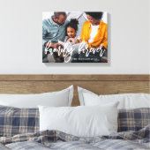 Toile Famille pour toujours | Script de brosse tendance  (Insitu(Chambre))