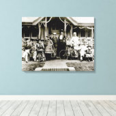 Toile Family Group, c.1900 (b/w photo) (Insitu (Plancher de Bois))