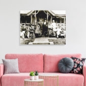 Toile Family Group, c.1900 (b/w photo) (Insitu(Salon))