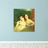 Toile Fanny et Jane Hamond (Insitu (Plancher de Bois))