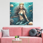 Toile Fantaisie de sirène (Insitu(Salon))
