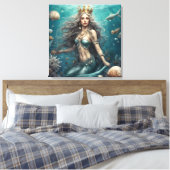 Toile Fantaisie de sirène (Insitu(Chambre))