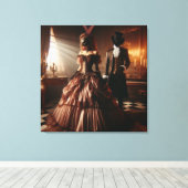 Toile Fantaisie Steampunk Victorienne Art Mascarade (Insitu (Plancher de Bois))