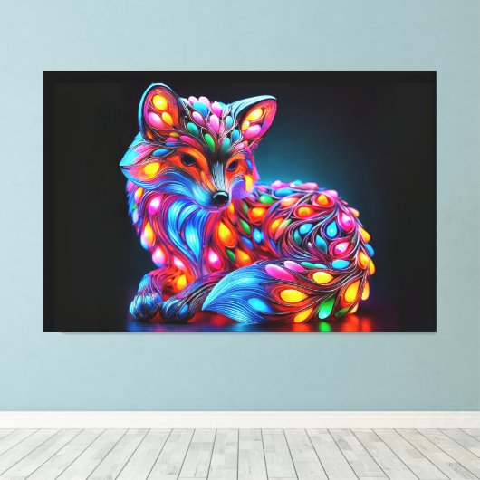 Toile Fantastique Fox (Insitu (Plancher de Bois))