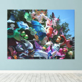 Toile Fantasy Butterfly Girl Sculpture (Insitu (Plancher de Bois))