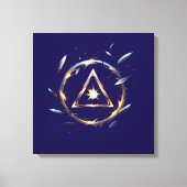 Toile Fantasy Emblem with Floating Blades – Magical Ener (Recto)