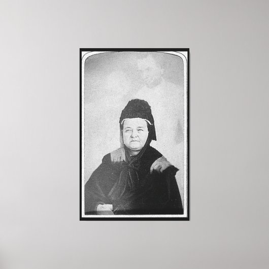 Toile Fantôme d'Abraham Lincoln avec Mary Lincoln 1869 (Recto)