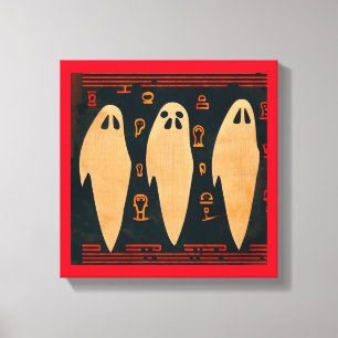 Toile Fantômes égyptiens de fantaisie Halloween 4