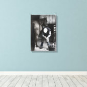 Toile Farrier au travail - Daguerrotype désaturé (Insitu (Plancher de Bois))