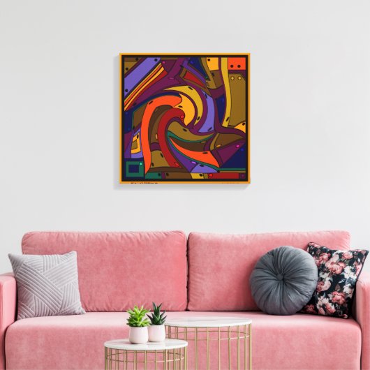 Toile Fatigué de s'intégrer - Je dois juste être moi (Insitu(Salon))