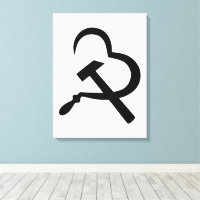 Faucille Et Marteau, Cœur, Amour, Communisme