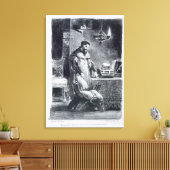 Toile Faust dans son étude, du Faust de Goethe, 1828, (Insitu(Salon))