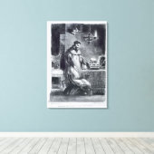 Toile Faust dans son étude, du Faust de Goethe, 1828, (Insitu (Plancher de Bois))