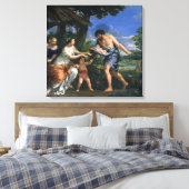 Toile Faustulus confiant Romulus et Remus (Insitu(Chambre))