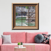 Toile Faux Window Scène Genesee River Gorge Canvas (Insitu(Salon))
