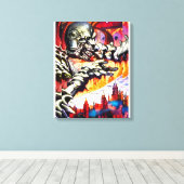 Toile Fear's Ravager - Ken Gage Art (Insitu (Plancher de Bois))