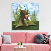 Toile Fée attentionnée (Insitu(Salon))