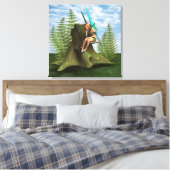 Toile Fée attentionnée (Insitu(Chambre))
