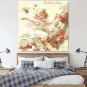 Toile "Fée aux cerises" victorienne dans un Poster d'Arb (Insitu(Chambre))