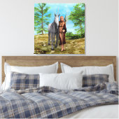 Toile Fée avec licorne (Insitu(Chambre))