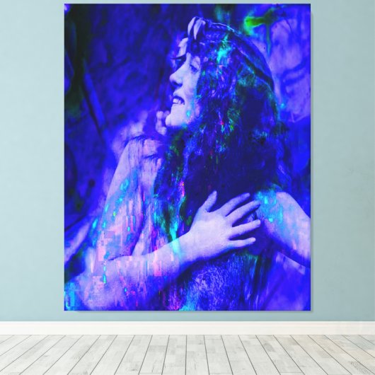 Toile Fée bleue (Insitu (Plancher de Bois))