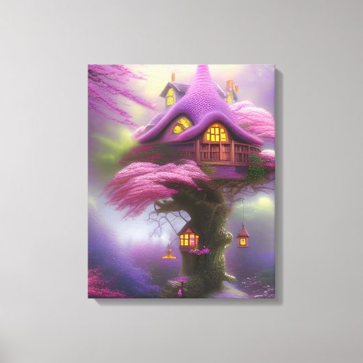 Toile Fée Cherry Blossom Maison Imaginaire Canvas (Recto)