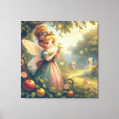 Toile Fée dans le jardin (Recto)