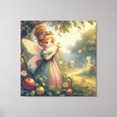 Toile Fée dans le jardin (Recto)
