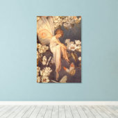 Toile Fée de fleurs (Insitu (Plancher de Bois))