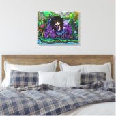 Toile Fée de forêt violet Dragon Nursery Canvas (Insitu(Chambre))