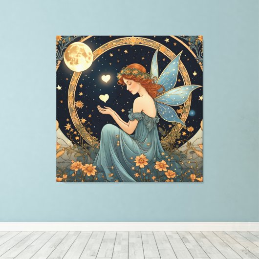 Toile fée douce - tarot (Insitu (Plancher de Bois))