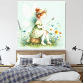 Toile Fée et Fleur sauvage (Insitu(Chambre))