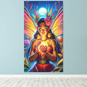 Toile Fée maorie (Insitu (Plancher de Bois))