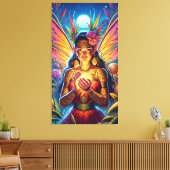 Toile Fée maorie (Insitu(Salon))