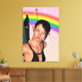 Toile Fée sous arc-en-ciel (Insitu(Salon))