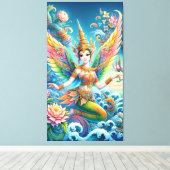 Toile Fée thaïe (Insitu (Plancher de Bois))