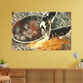 Toile Feeding Time ! (Insitu(Salon))