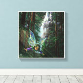 Toile Fées de la forêt et château de la cascade (Insitu (Plancher de Bois))