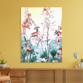 Toile Fées vintages en jeu (Insitu(Salon))