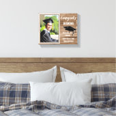 Toile Félicitations Diplômé 2020 Guys Photo Graduation W (Insitu(Chambre))