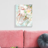 Toile Feline Woman - Art numérique élégant (Insitu(Salon))