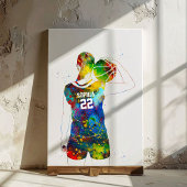 Toile Female Basketball Player