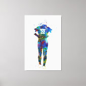 Toile Female Softball Player (Recto)