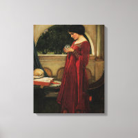 Femme à la boule de cristal, peinture de Waterhous