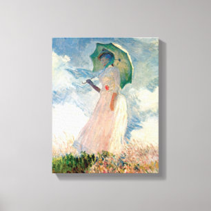 Toile Femme à l'ombrelle Promenade Monet