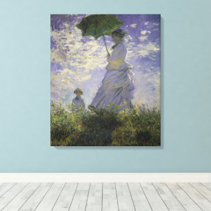 Toile Femme à l'omrelle de Claude Monet, Art ancien