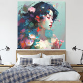 Toile Femme Abstraite (Insitu(Chambre))